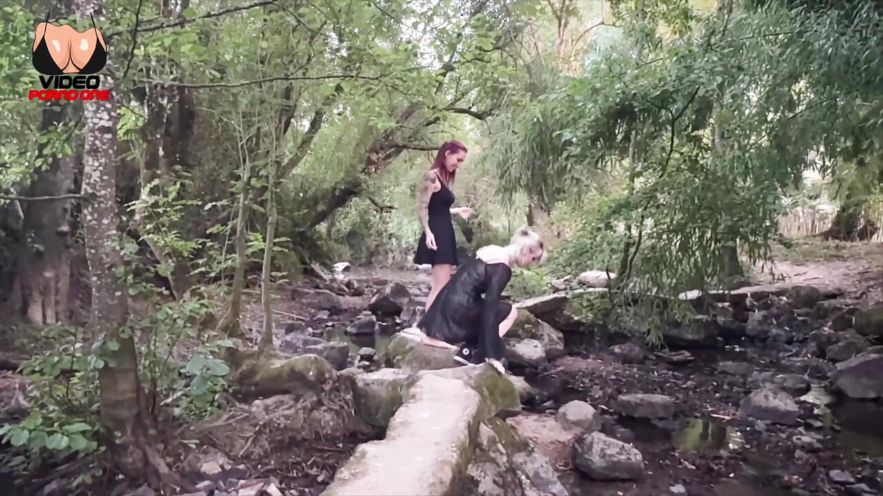2 Girlfriends Get Fucked in the Woods by a Stranger!