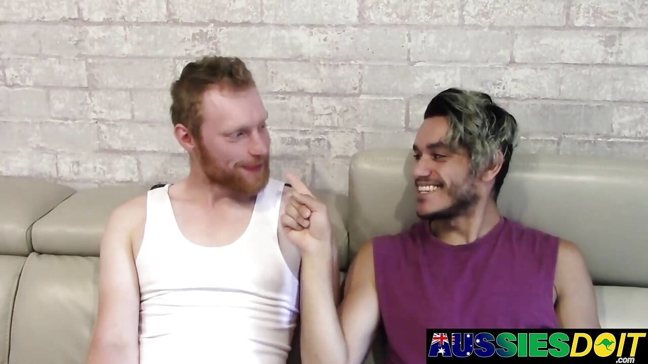 Australian Mars Thick Dick Explores Rhys Hairy Tight Asshole Raw