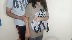 College girl got fucked by landlord Hindi Dirty Talking
