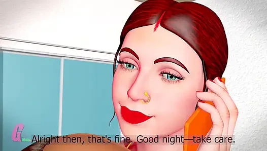 Indische desi bhabi von altem mann gefickt - Hindi Animierter porno - pyasi bhabi 4