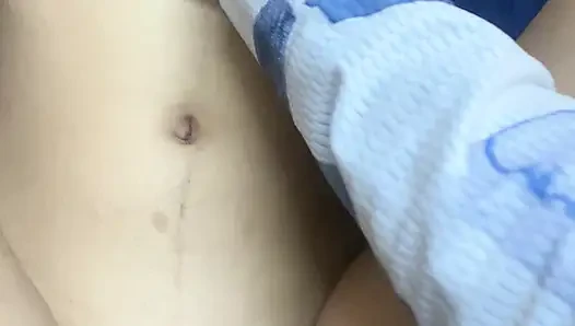 Adik tiri me mohon dicrot di dalam setelah kuliah