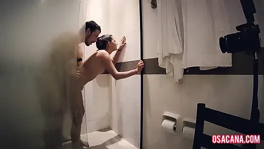 Punching Rolls in the Hottie in the Bathroom