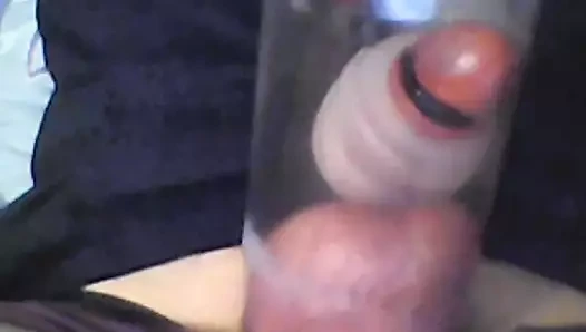 Pump porn video – Cock And Balls Vacuum Pumping With Cockrings And Stroker Toy