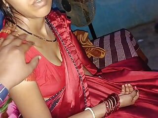 Video seks bhabhi comel👙dalam saree merah seksi di luar