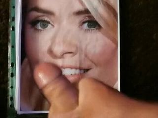 Holly Willoughby cumtribute 225 facial