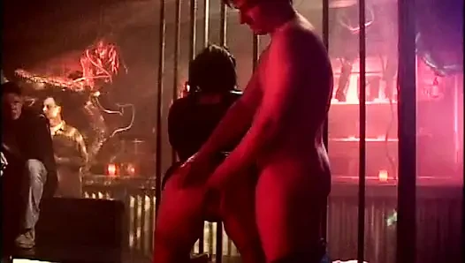 She Was Enjoying Sucking Three Big Hard Cock Before She Get Fucked