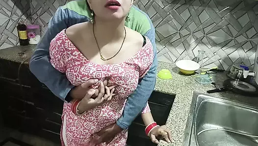 Indian cheating wife fucking with another man but caught! Hindi sex
