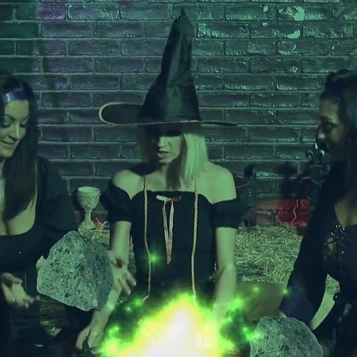 Three magic wands for three horny witches