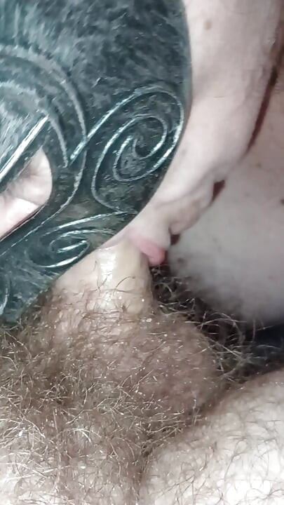 BBW Milf wife squirts with wand before sucking and riding cock