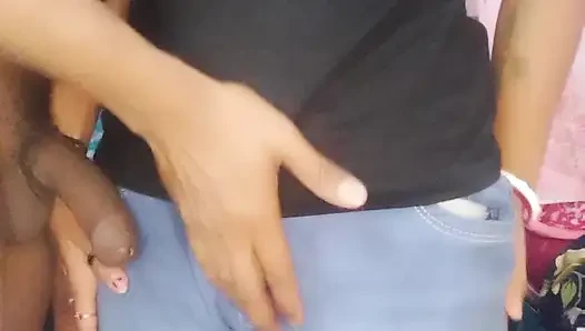 Boss picking up the employee messing with the call