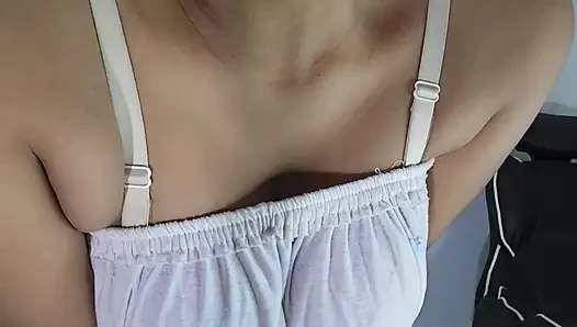Dilldo ride and cum on floor .Real homemade