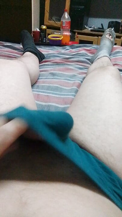 Man shows dirty socks , talks dirty Daddy talks , tease with his cock Sexy deep voice & teasing