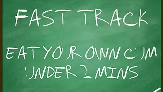 AUDIO ONLY - Eat your own cum under 2 mins