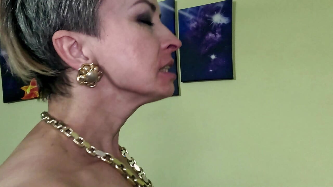 Lesbians do their scissoring in stockings at night.