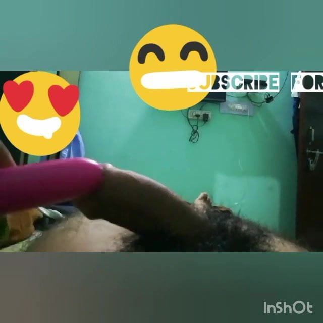 Indian man masturabting for her girlfriend