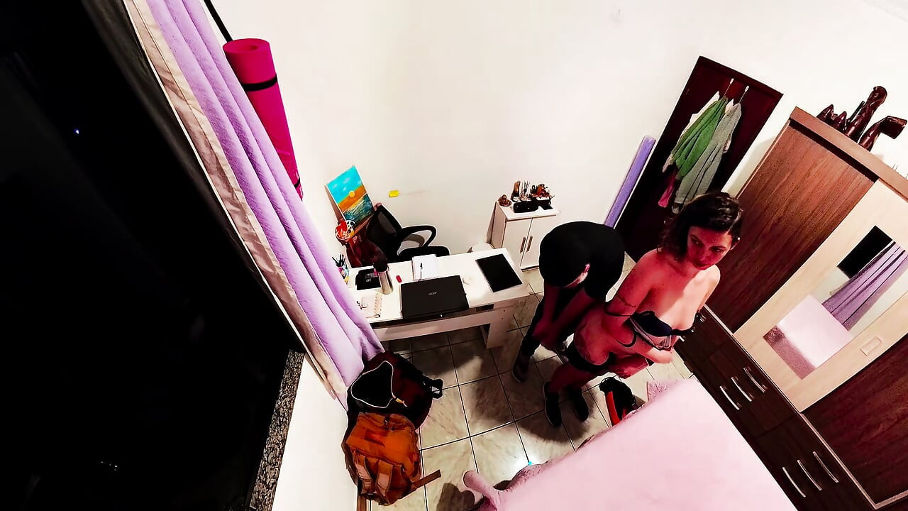 Entering the room to masturbate her and cum all over her. Taboo