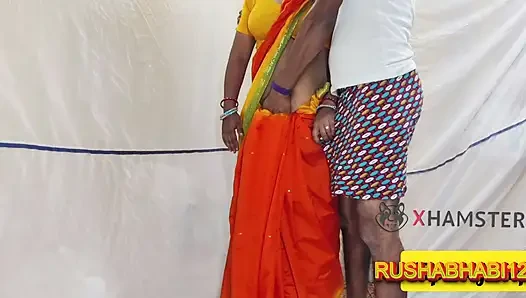 Indian Wife and Husband's Friend Both Had Sex Secretly When Wife Was Angry with Husband