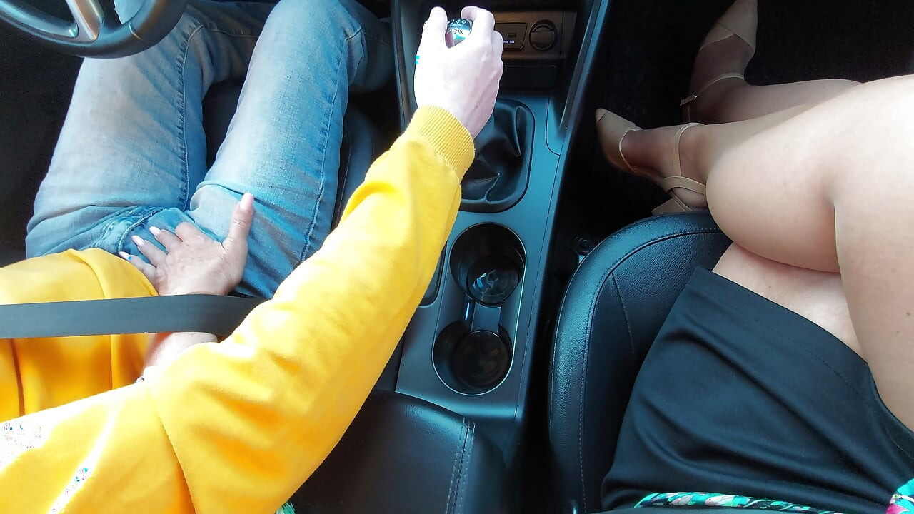 Elegant and beautiful milf orders a taxi in the morning on her way to the office