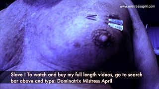 Dominatrix mistress april 人体针垫