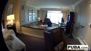 Sexo no hotel com Marcus e Abigail