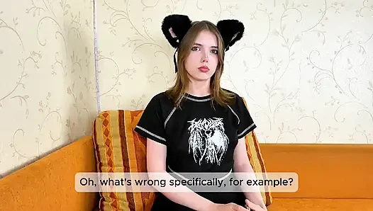 Pergi ke alt girl untuk pembacaan kartu - dia bilang masa depanku ada di memeknya