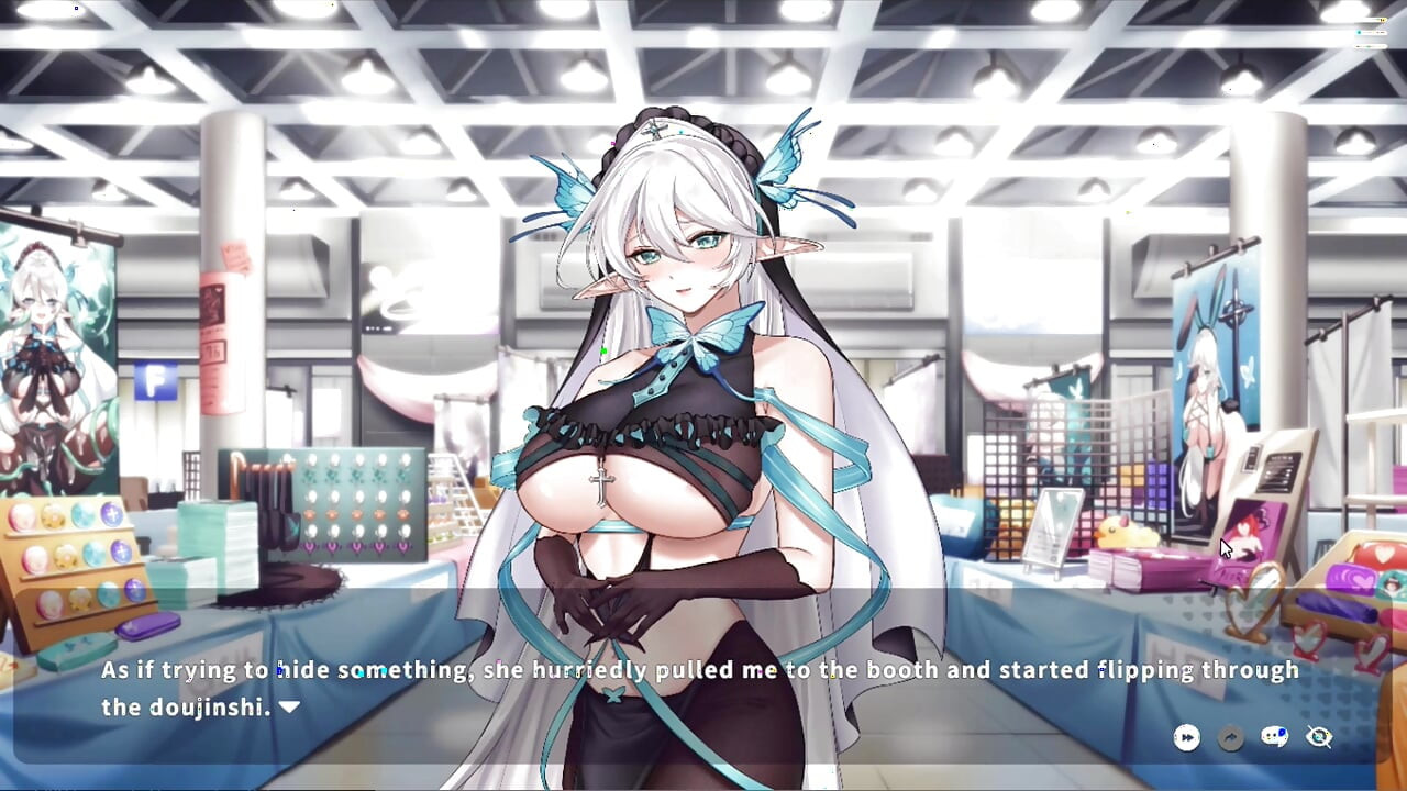 헨타이 게임 - 이벤트에서 Vtuber 코스프레하는 유부녀 - V-연인
