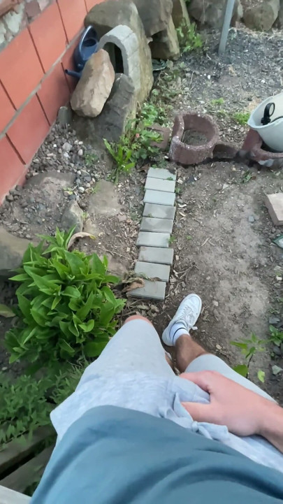 Risky! I Play on the Street with My Dick