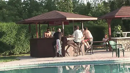 Outdoor ass fucking for the horny redhead