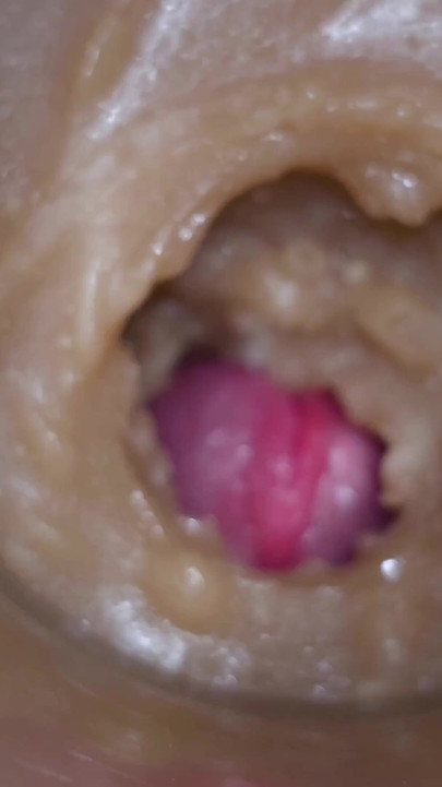 Extreme close up!  Injecting a large dose of sperm pussy toy Camera  4k | Clip 2