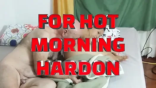 FOR A BIG HOT MORNING HARDON WITH ADAMANDEVE AND LUPO