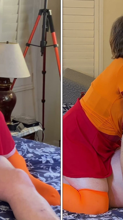 Granny Carmen's Velma Dinkley: Cock Sucking, 2 Position Fucking Creampied Sleuth Shut 63025CAMS1245M | Clip 1