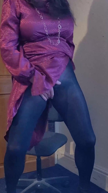 Memorable moment from "Cum in Tights"