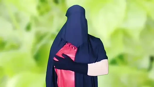 Wanita cantik Bangladesh memakai burqa masturbasi seks dan bicara kotor