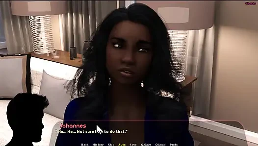Haley Story #5 - Johannes tried to play with Haley's pussy