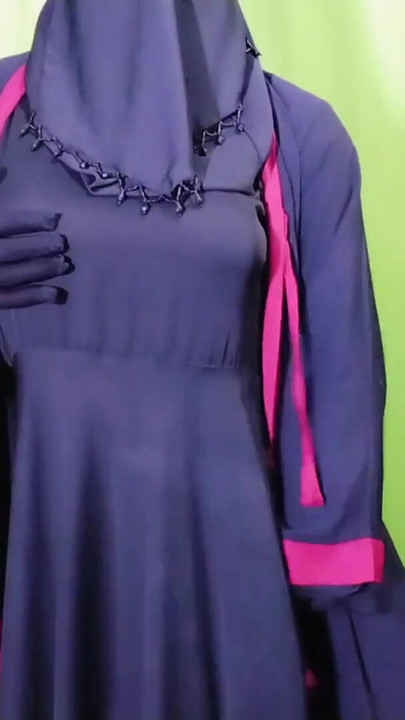 Beautiful Amena Bhabhi has sex indoors wearing a burqa and hijab | Clip 1