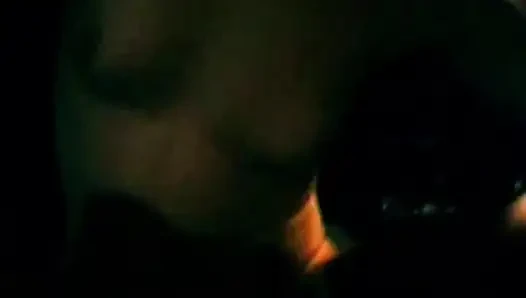 Brunette Fingers Herself Deep in Dark Car
