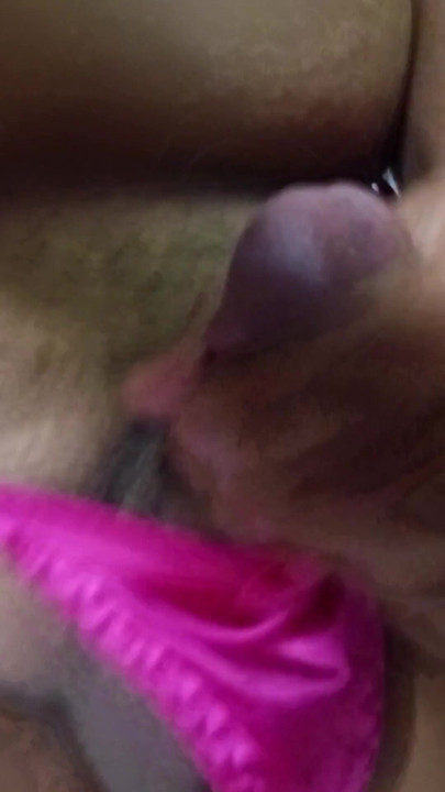 Cum in my Cute little pink Satin Panties | Clip 1