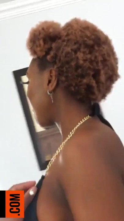 I knew this BIG TITS BLACK TEEN would choose modeling in LA over her beta BOYFRIEND any day | Clip 1