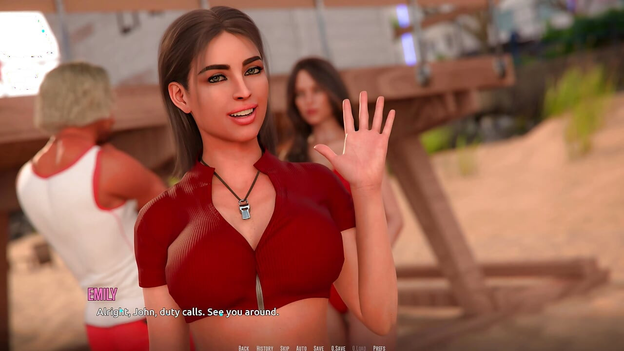 Domino Beach 2: Emily के साथ jhon की दुर्भाग्यपूर्ण नाइट वॉक