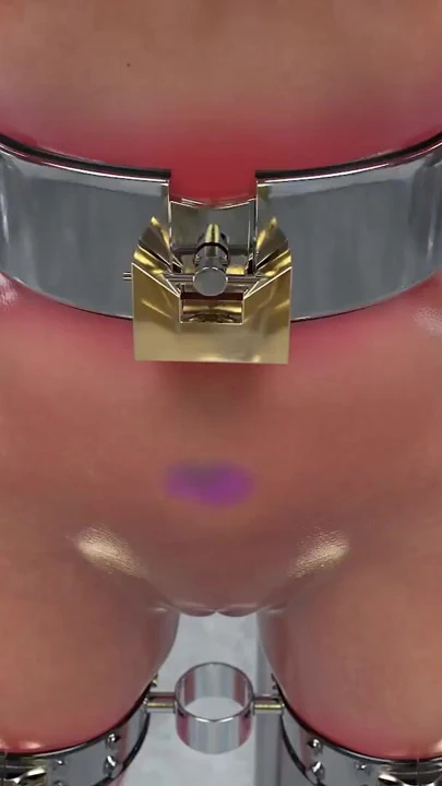 来自的惊心动魄时刻 "铁杆金属束缚，乳胶捆绑SM汇编3d"