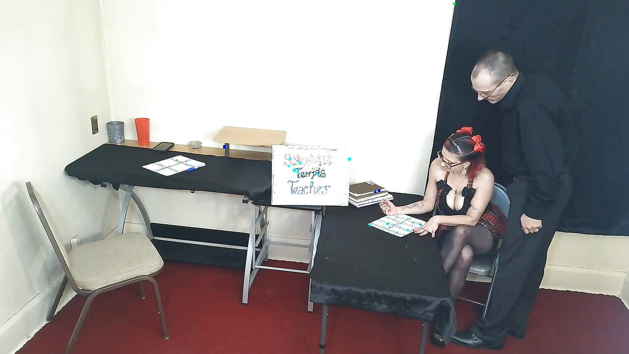 Student Girl Tempts Teacher