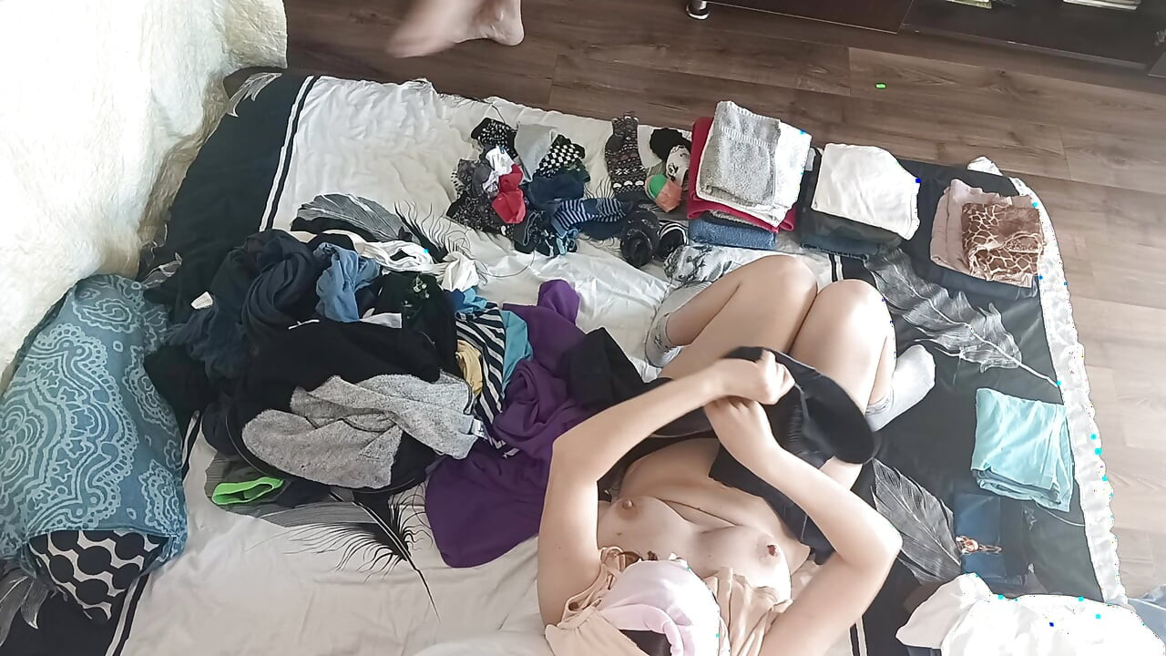 Sensual massage of a sexy couple with oil on the body.