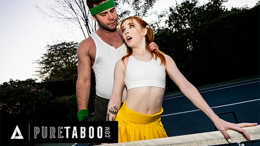 PURE TABOO Tiny Redhead Teen Madi Collins Begs Her Hot Tennis Coach To Dominate Her Petite Pussy