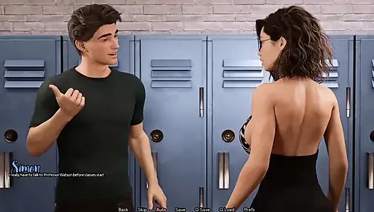 Guruku yang hot ngasih aku hukuman yang seksi