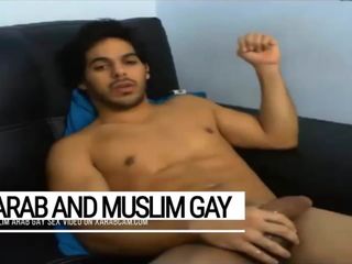 Arab gay Moroccan Hicham's gifts: beauty & splendid dick