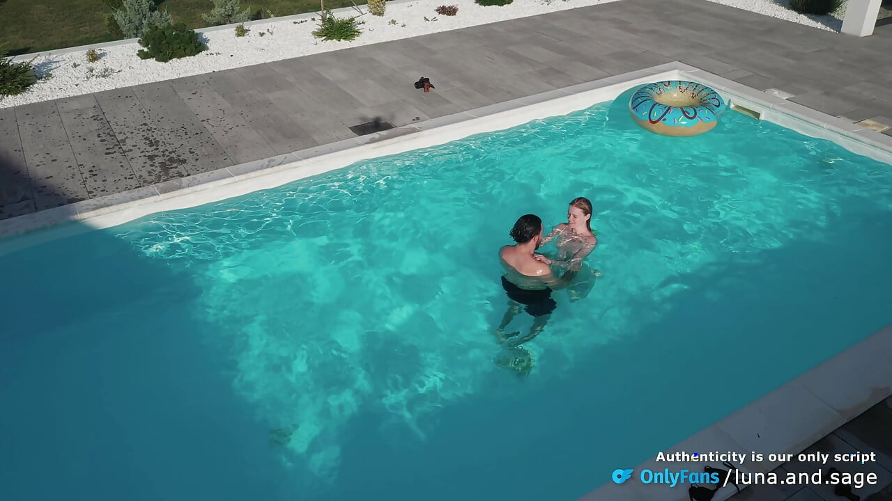 Wet Summer Pool Sex turns into a Massive Squirting Mess (POV) Real Amateur Couple