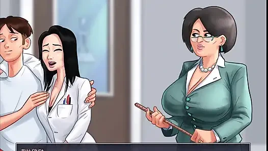 Summertime saga - miss okita sexszene