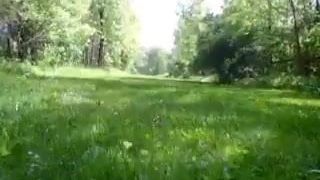running naked in the park