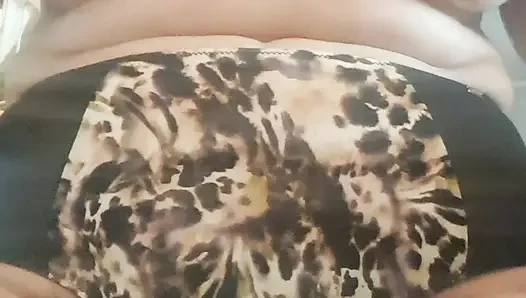 Dirty panties, wet with excitement, records herself for lover
