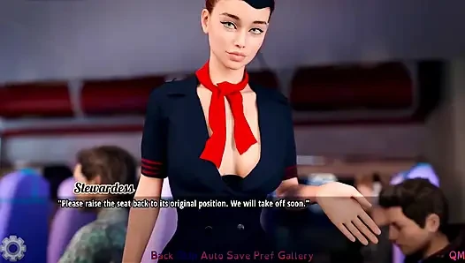 Hostesle uçakta seks